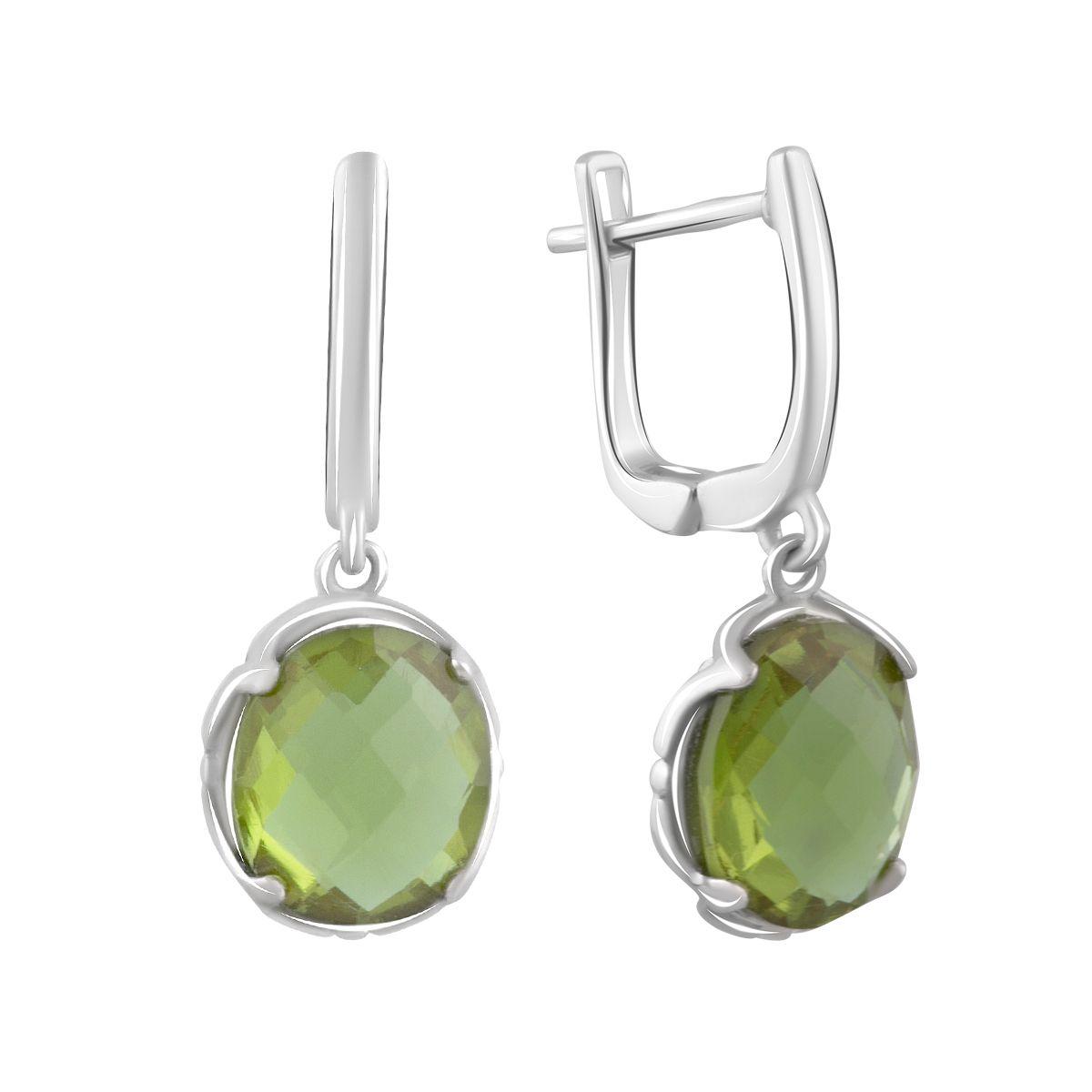 

Срібні сережки з аметистом і султанітом 9.075ct (2096399) різнокольорові кольору