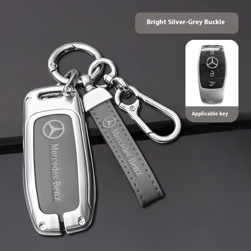 Hot Car Sticker For Mercedes-Benz A B C E S G-Class CLA CLS EQA EQB EQC GLA GLB GLC GLE GLS Car Zinc Alloy Key Case Key Bag Car