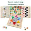 Magnetic 5-in-1 Game Board: Go, Five-in-a-Row, Flying Chess, Checkers, Chinese Chess - Educational Fun for Kids