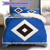 Hamburger SV Pattern Bedding Home Decoration Birthday & Festival Gift (1 * Duvet Cover + 2 * Pillowcase, Without Core)