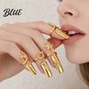 Manicure Compatible Jewelry Universal Fit Nail Ring Lightweight Adjustable Opening