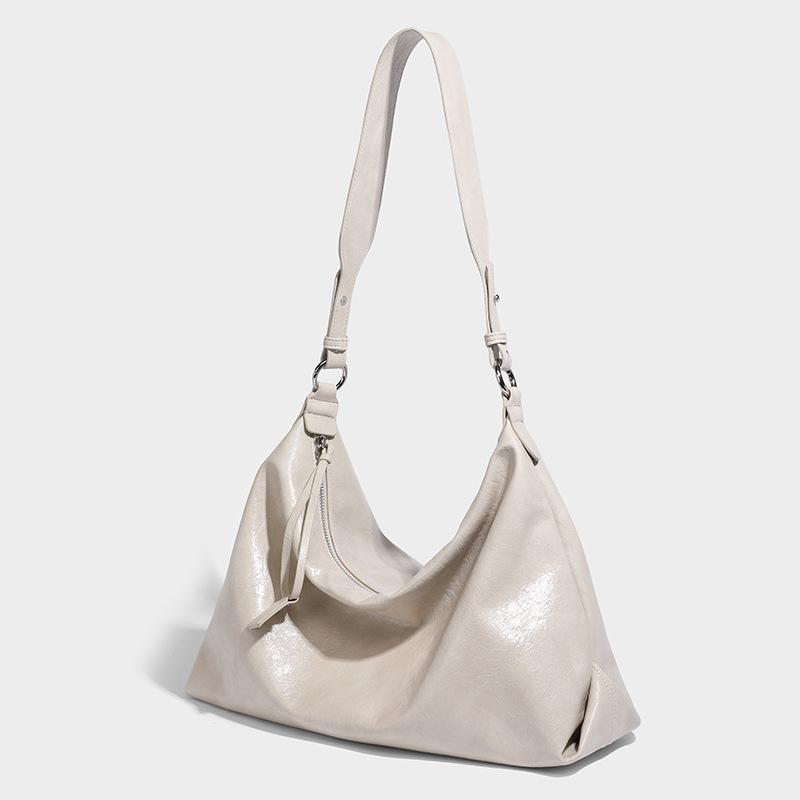 

Trendy New Commuter Single Shoulder Large Capacity Bag 2025 Spring Summer Retro Crossbody Bag Fashionable Versatile Tote Women s Bag бежевый