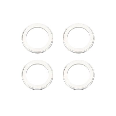 INFINAUTO Hub Centric Ring 106mm OD 78.1mm ID Car Wheel Hub Ring Aluminum Alloy Silver Tone 4pcs