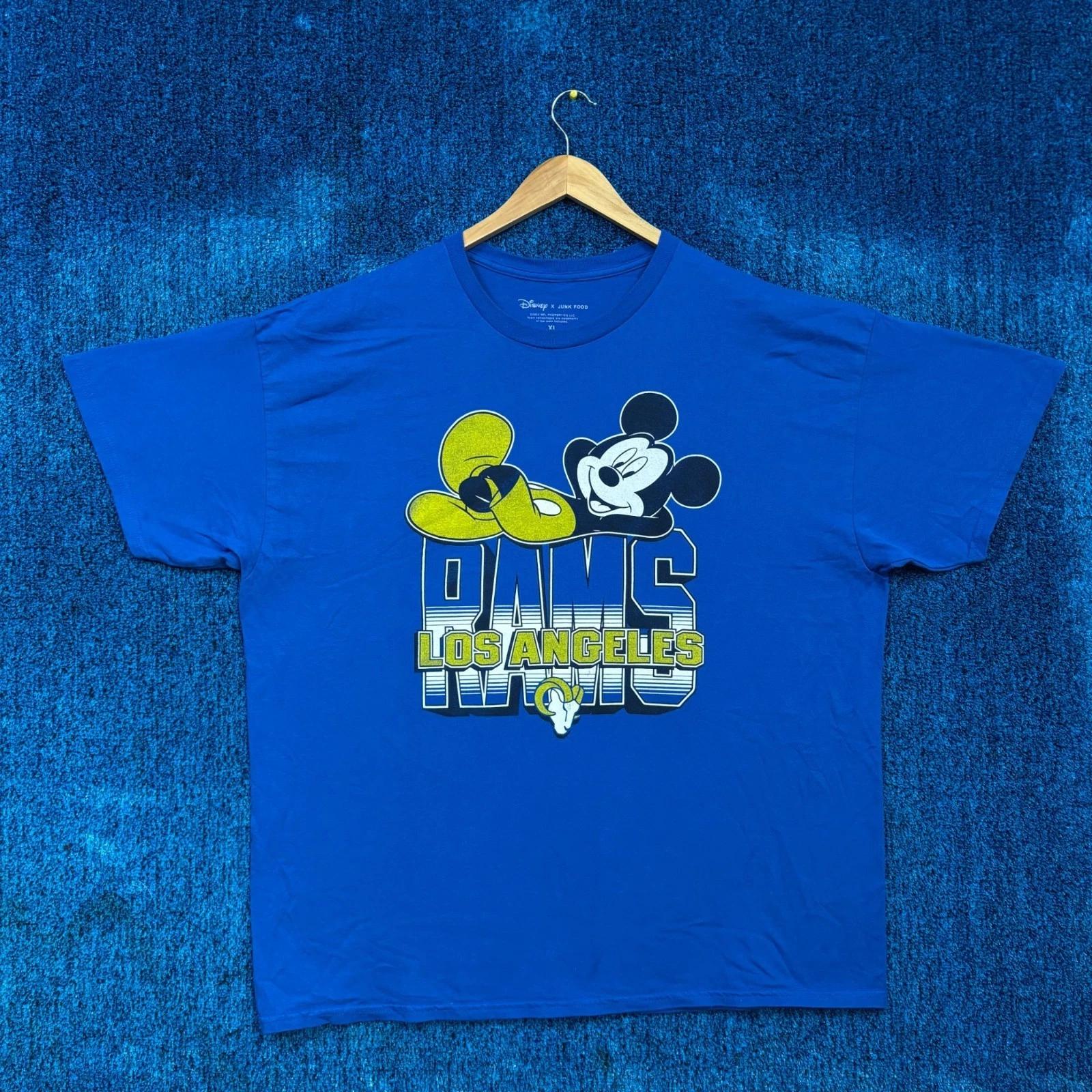 Disney x Los Angeles Rams Mickey Mouse Oversized NFL Tee XL 2XL