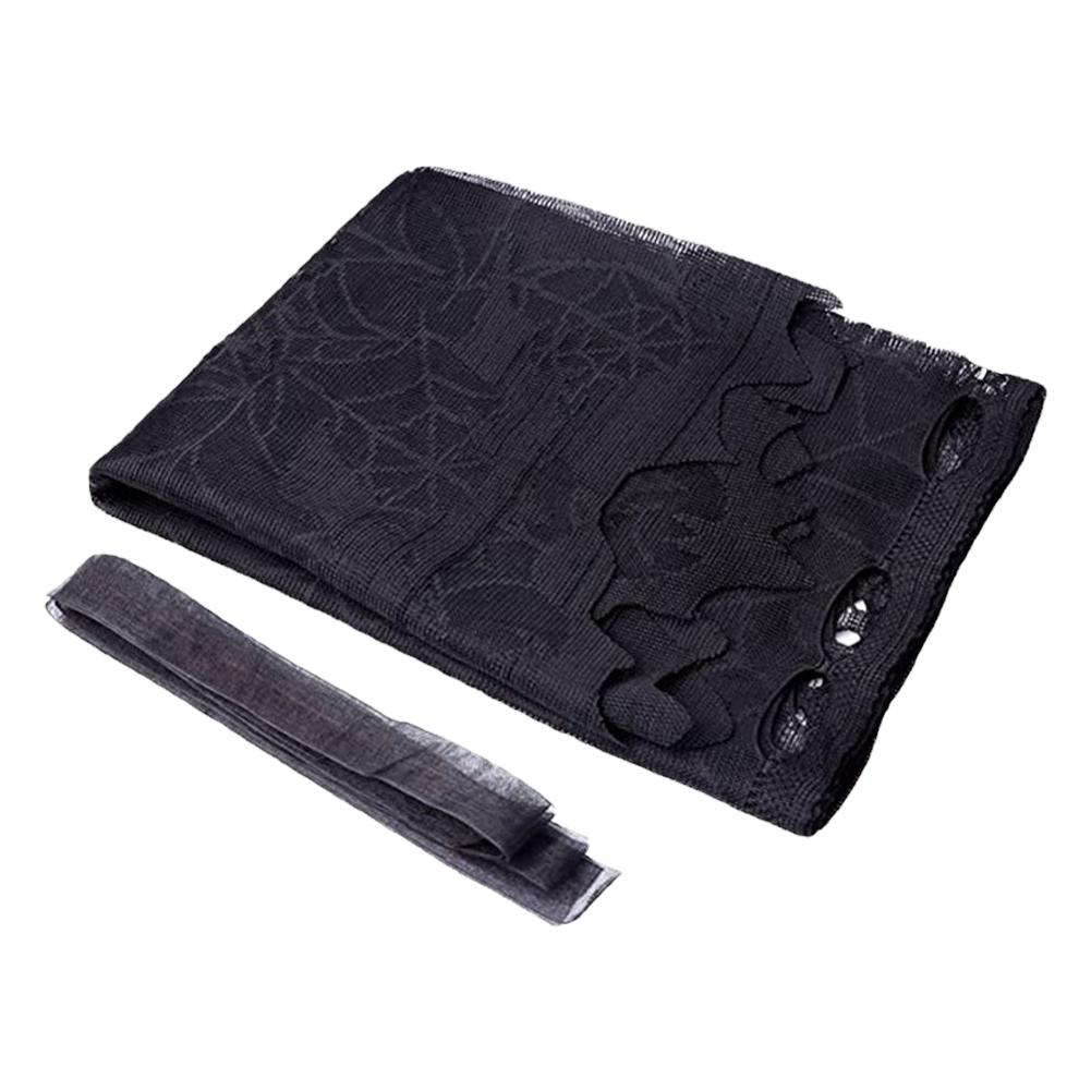 

Черная кружевная скатерть, абажур для настольной лампы, украшение