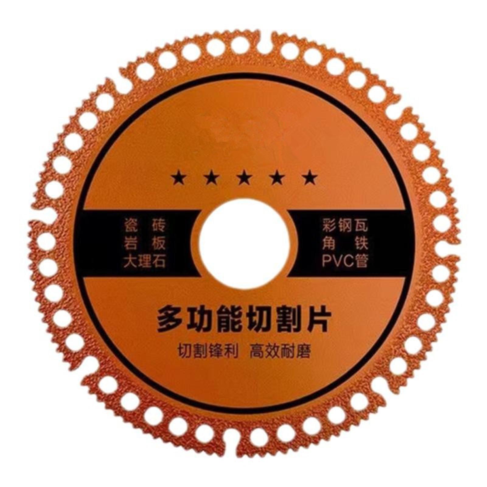 

100mm Glasscutting Blade Ceramic Tile Jade Crystal Wine Bottle Grinding Diamond ultra-thin Saw Blade Glass Cutting Blade 1pcs коричневий
