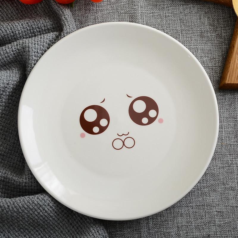 Ceramic Round Steak Plate Set - Customizable with Logo