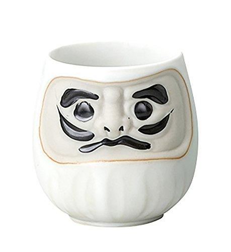 

Mino-Yaki Feng Shui Daruma Sushi Yunomi (white)