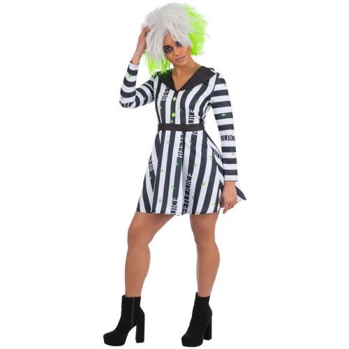 Beetlejuice Womens/Ladies Costume Dress