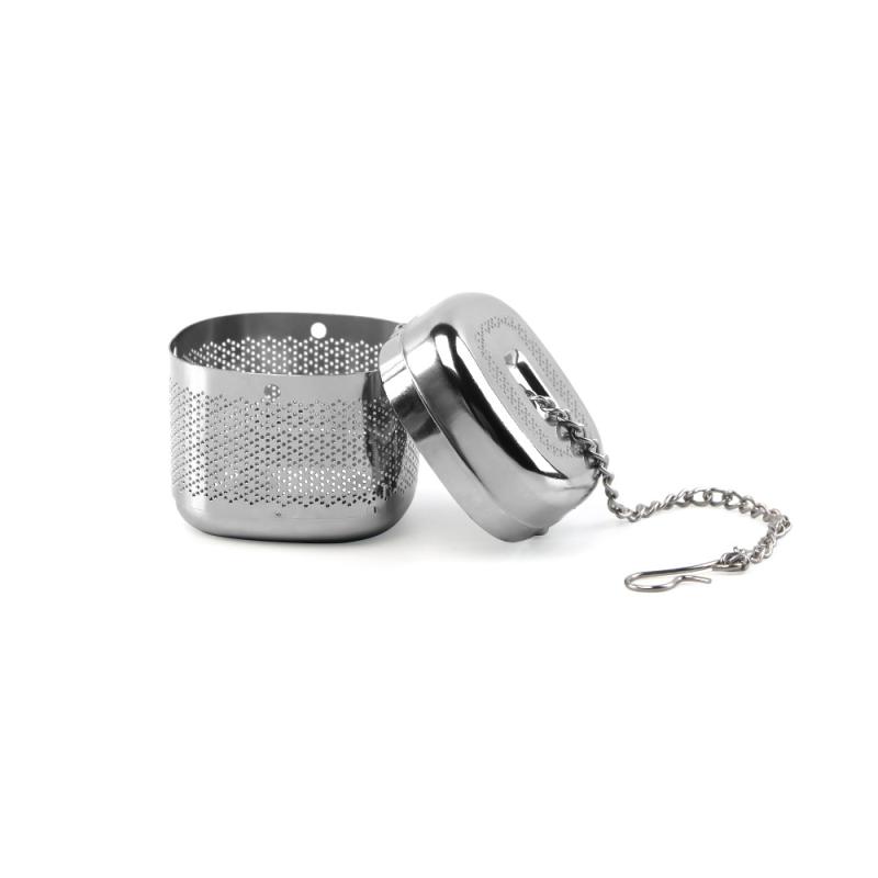 Stainless Steel Tea Infuser Ball Square Tea Leakage Filter Tea Ware Tea Filter Extra Fine Mesh Loose Tea Steeper Mesh Filter