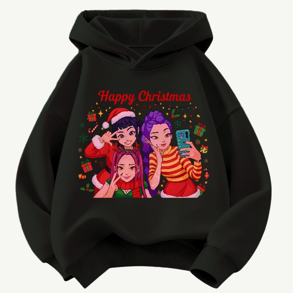 Christmas Gift K-POP Demon Hunter Children s Sweatshirt, Boys  and Girls  Clothing, Autumn and Winter Warm Children s Hoodie 130