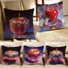 Christmas Apple Pillow Case Anti-dustmite Invisible Zipper Sofa Bed