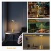 Touch Sensor LED Table Lamp Rechargeable Desk Lamp 3Colors Adjustable Bedside Creative Ambient Light Bar Room Decor Light