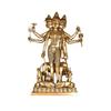 Ashtadhatu Made Shri Guru Dattatreaya Puja Idol, Antique Brass Puja Idol- 16 Cm