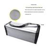 Fireproof & Explosion-Proof Lithium Battery Bag for Model Airplanes - High Temperature Resistant, 185x75x60mm
