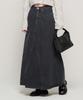 Gonna Lunga Maxi in Denim ROIDESROIS (Nero)