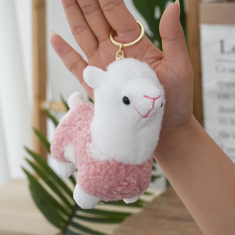 Alpaca Plush Toy Keychain Pendant