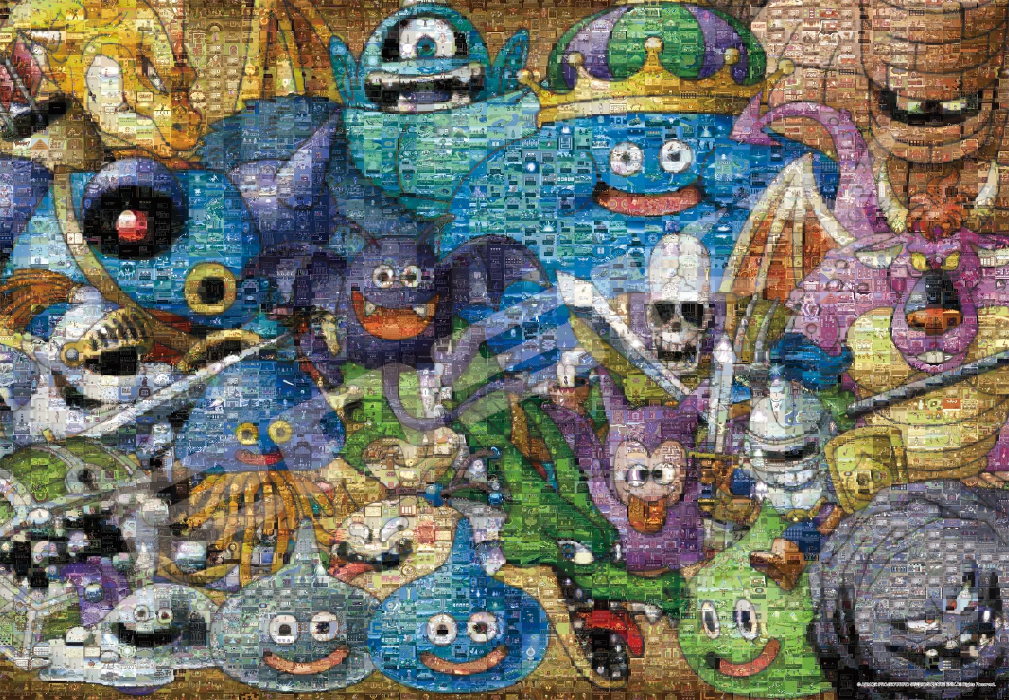 

Пазл Dragon Quest 1000 элементов Пазл Монстр Мозаика Искусство (EP4867)