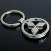 cyhk7 for Mitsubishi Lancer 9 10 ASX L200 Colt Pajero Outlander Eclipse Metal Alloy Car Keychain Key Ring Pendant Accessories wheelcap