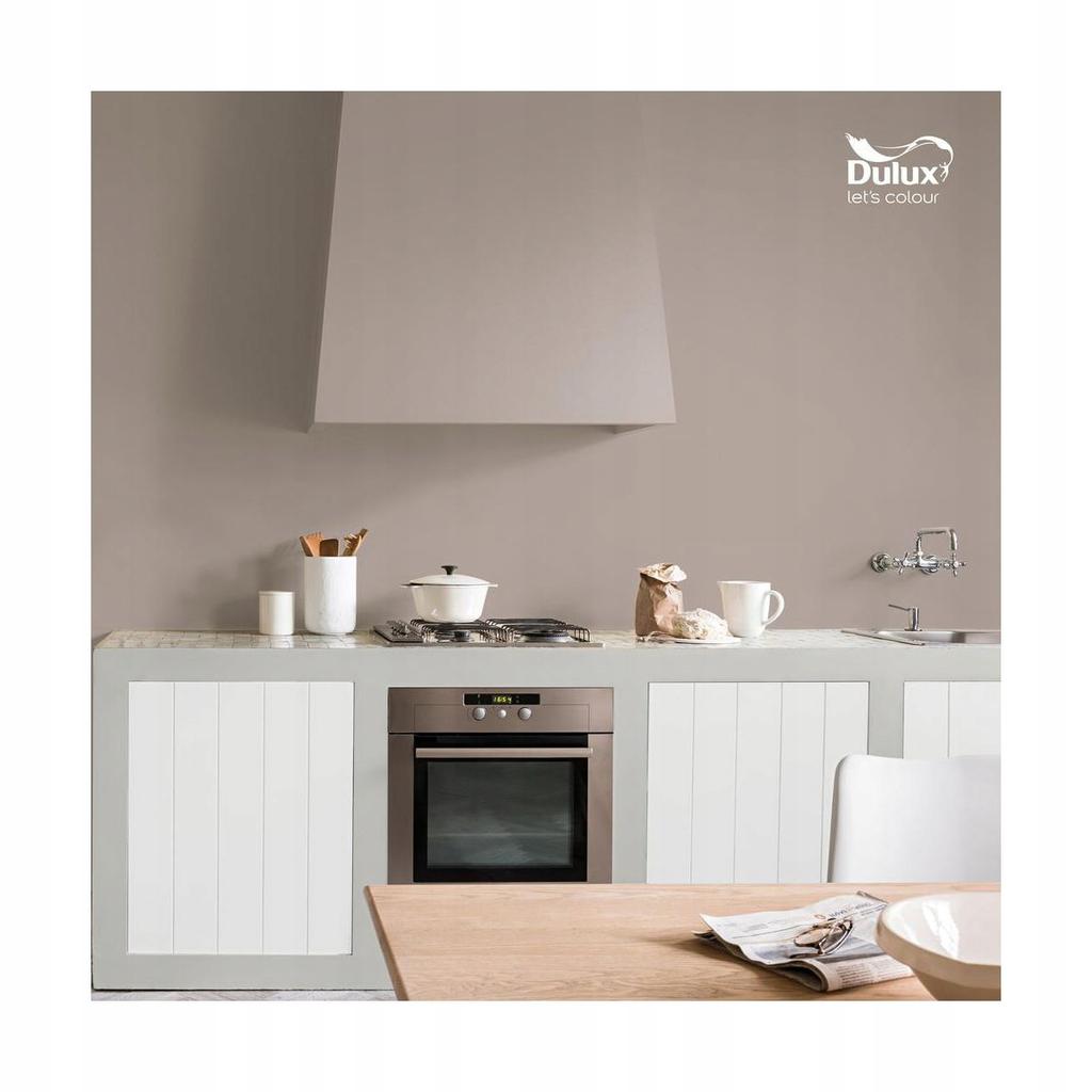 Dulux Easycare Küchen- und Badezimmerfarbe Kakaocreme 2,5L 1 Stück