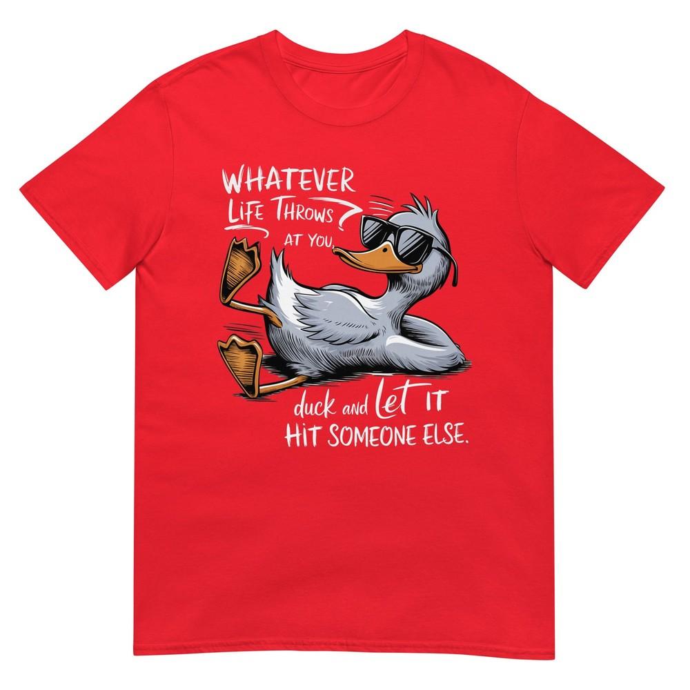 Funny Duck Graphic Tees Unisex Unisex Teens Funny Quote Gift TShirt S