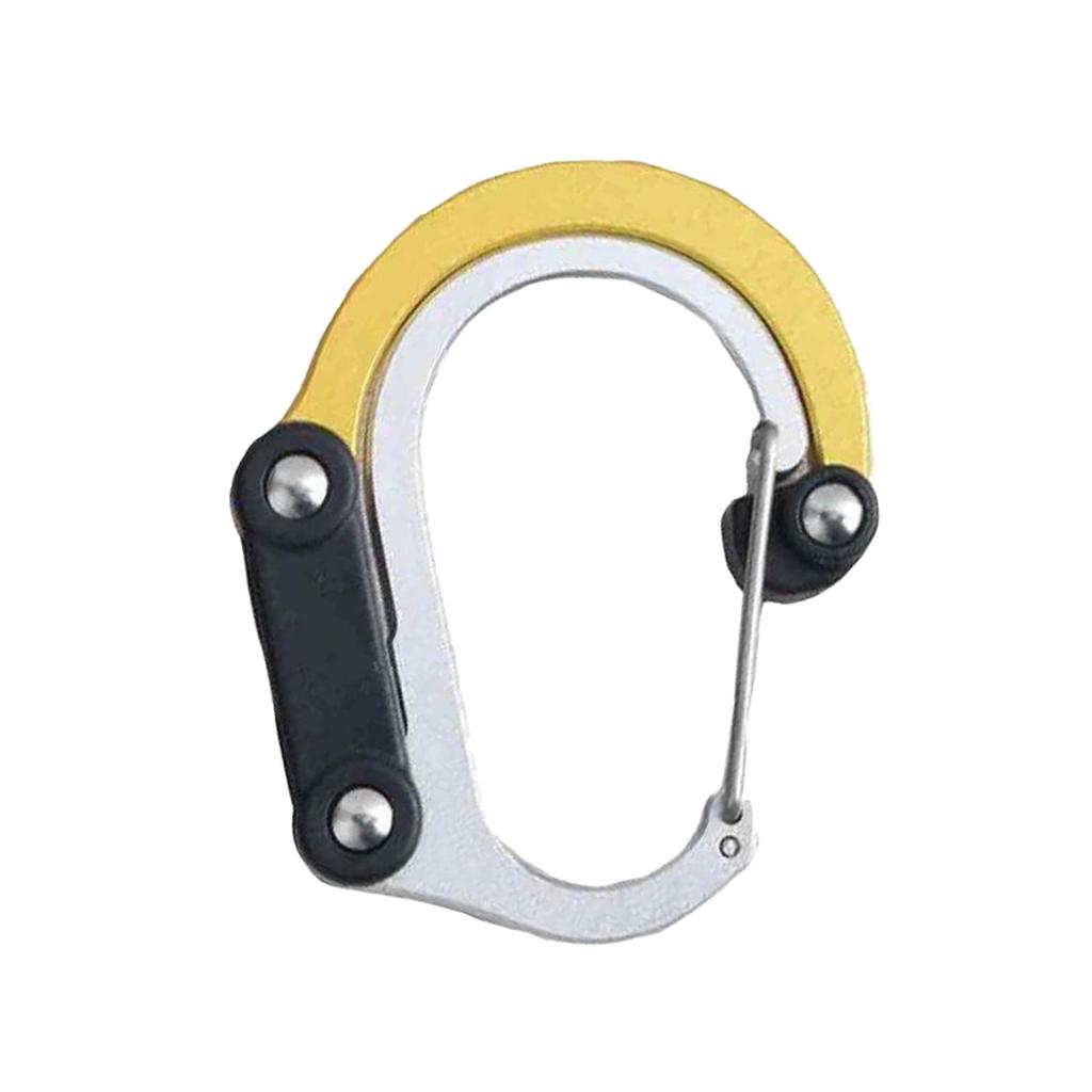 Deluxe Carabiner Clip and Hook for Travel Camping Backpack Handbag Bag
