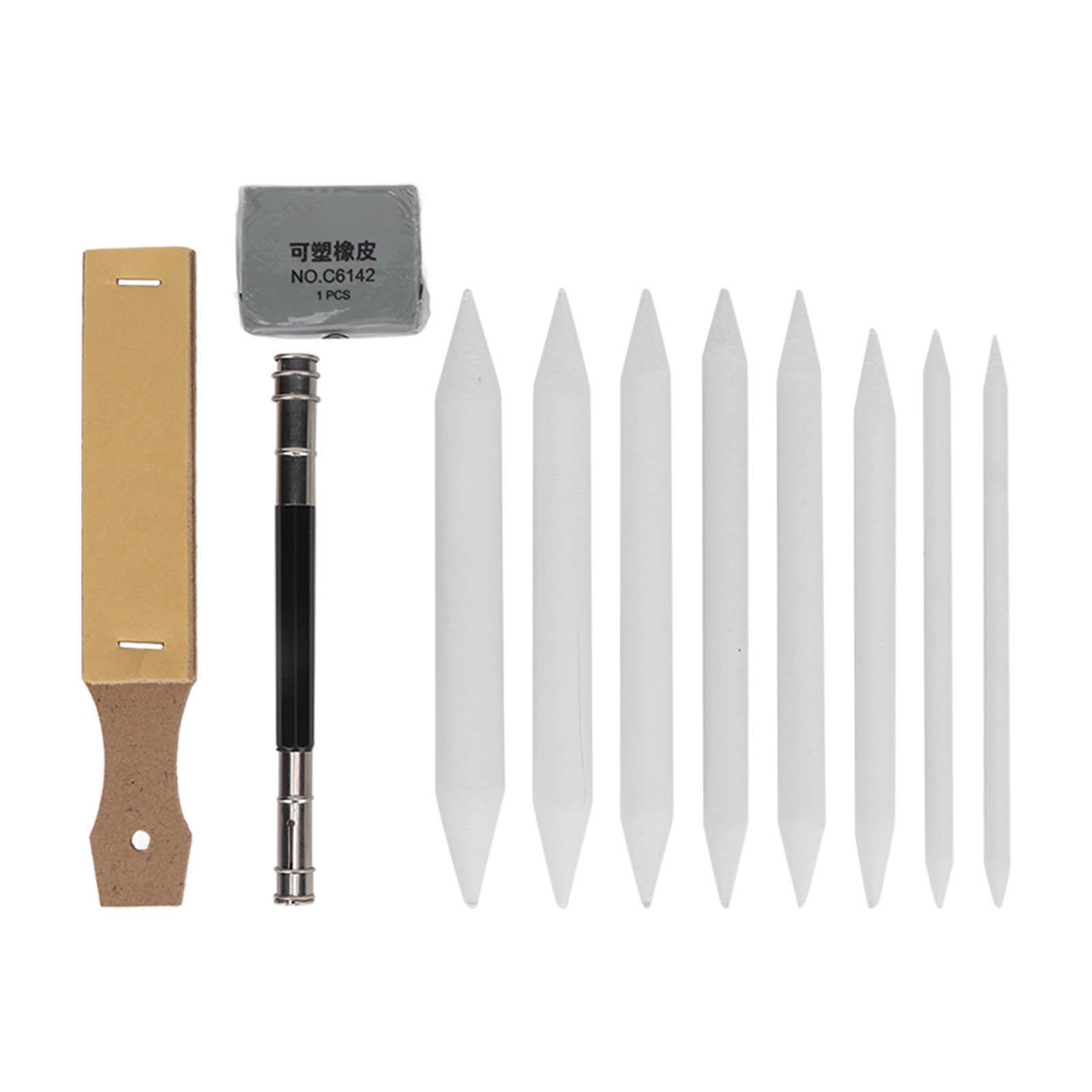 3 Набора Растушевки Тортильоны Бумажное Искусство Штриховка Блендеры Инструменты для Рисования для Студента Художника Угольный Эскиз