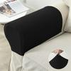 2 Pieces /Set Sofa Armrest Cover Polar Fleece Elastic Couch Armchair Arm Protector Case Stretch Non -Slip Removable Arms Slipcover