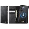 For Samsung Galaxy S25+/Galaxy S24+ Case CASEME C49 Compatible with MagSafe RFID Blocking Detachable Wallet Leather Phone Cover