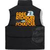 Li Ning Skateboard Series Casual Loose Stand Collar Down Vest Unisex Vests Black AMRU105-2