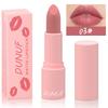 DUNUF 1 Pcs Matte Powder lipstick, Lasting 24 Hours Non-fading Waterproof Non-stick Easy to Color Lip Gloss Makeup Gift