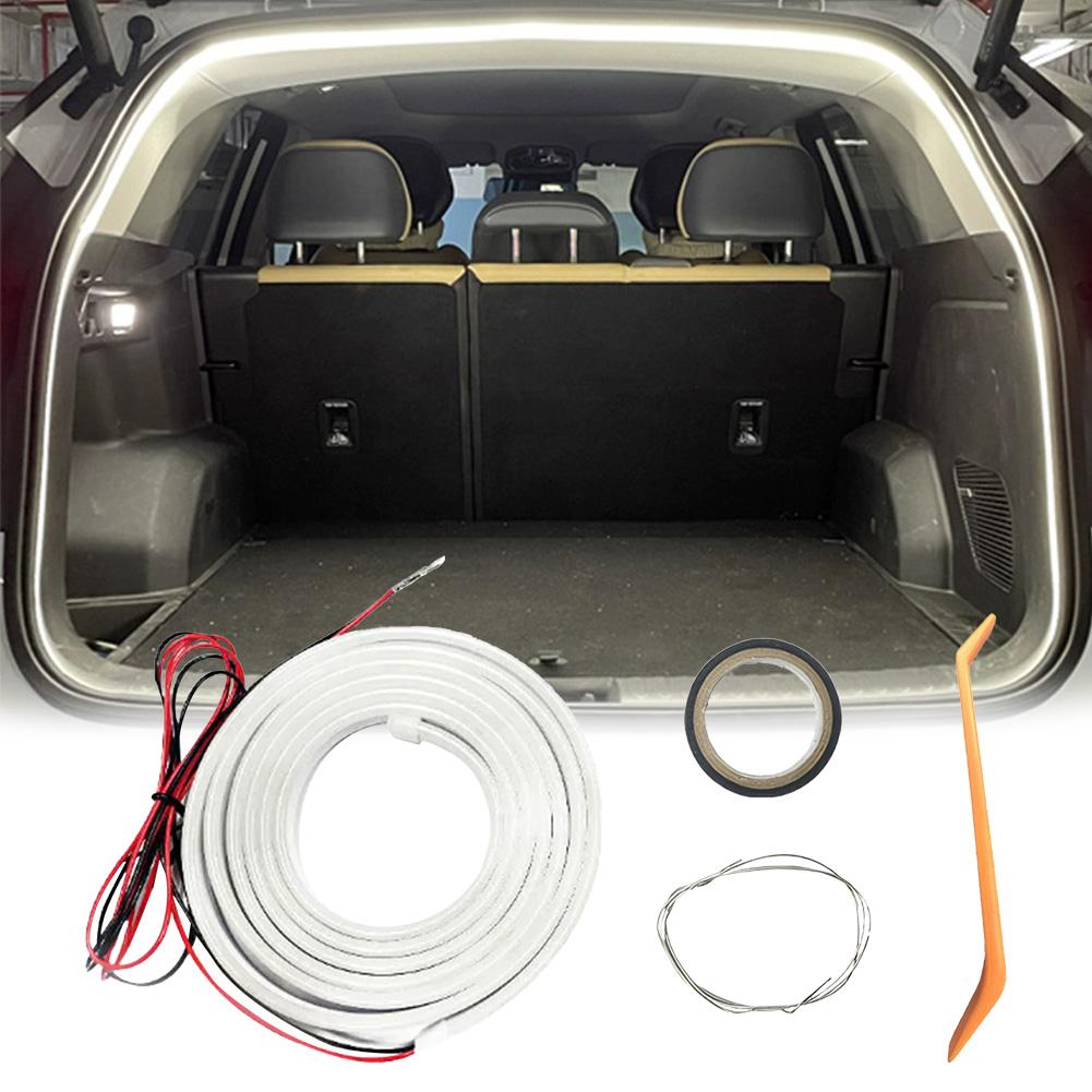 LED Automatic Tail Box Light Multifunction Auto Sensor Tail Light Strip Car Trunk Ambient Lighting Strip for Truck Trunk Decor