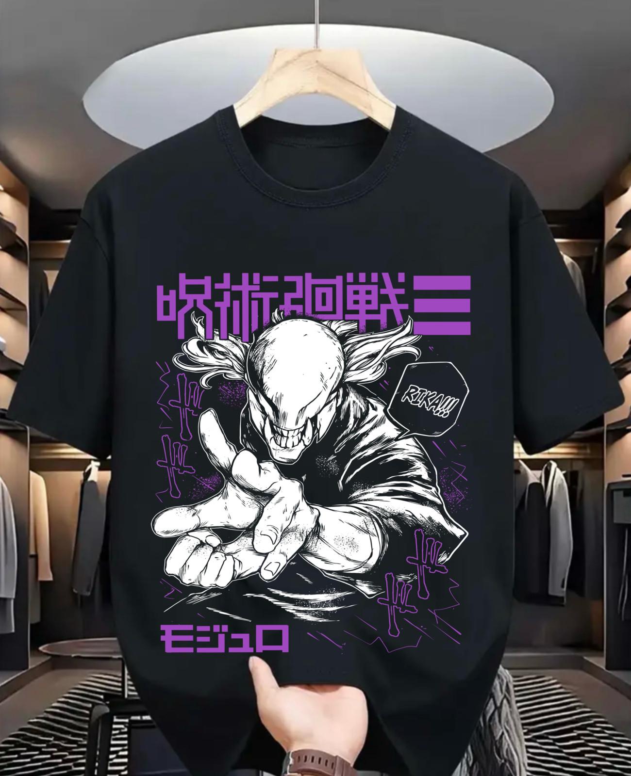 Megumi T-shirt Jujutsu Kaisen Itadori Yuji Panda Maki Gojo Satoru Horror Shirt XL