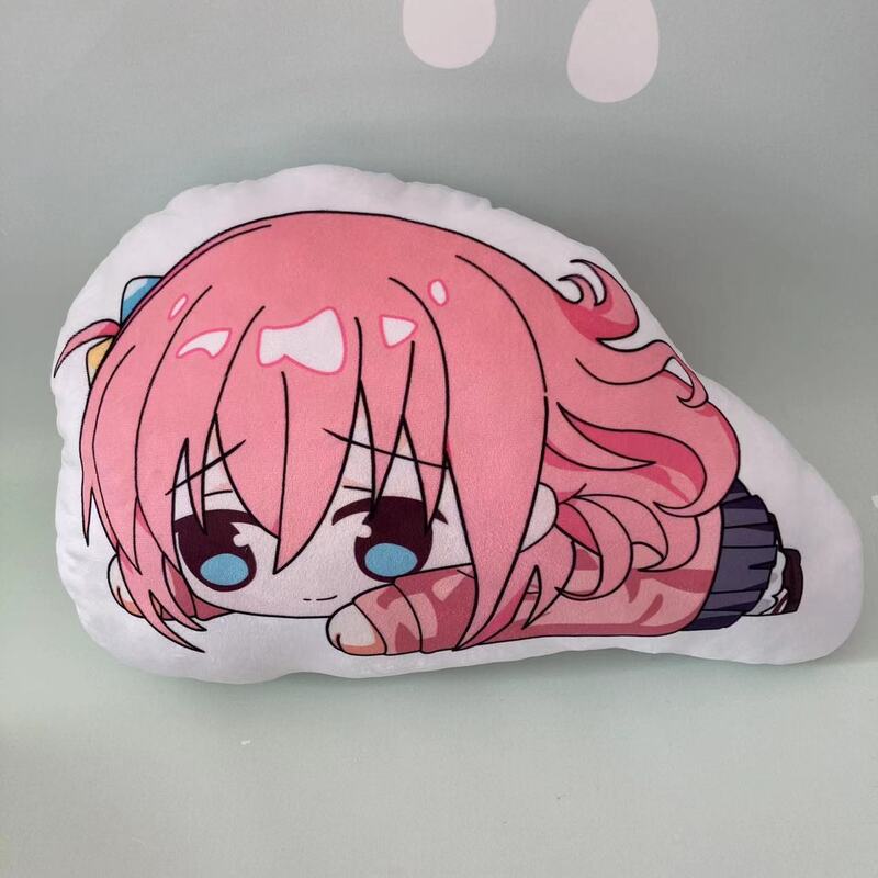 The Bocchi Rock Plush Anime Pillow Pendant Stuffed Doll Print Cushion Chain Key