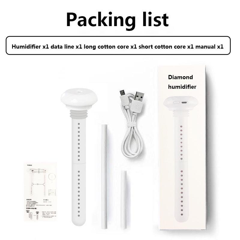 

Увлажнитель воздуха USB Diamond Bottle Аромадиффузор Создатель тумана Увлажнение White