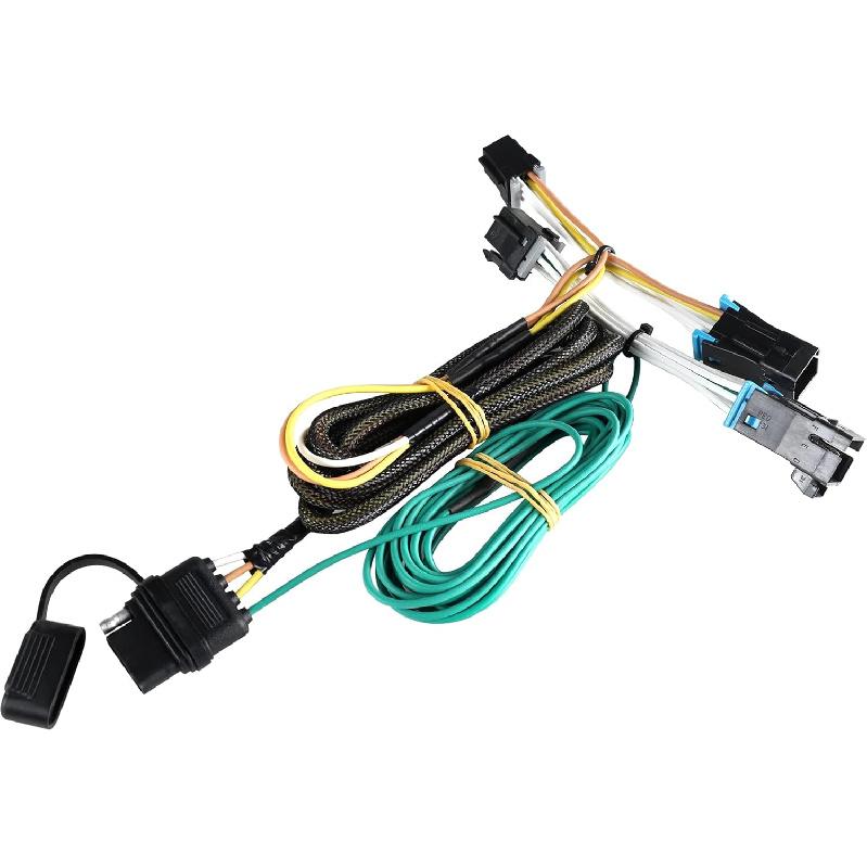 Oyviny  4 Way Trailer Wiring Harness 55540 For 2003- Chevy Express/GMC Savana 1500, 2500, 3500, 4 Way Trailer Light Wiring Kit Express Trailer