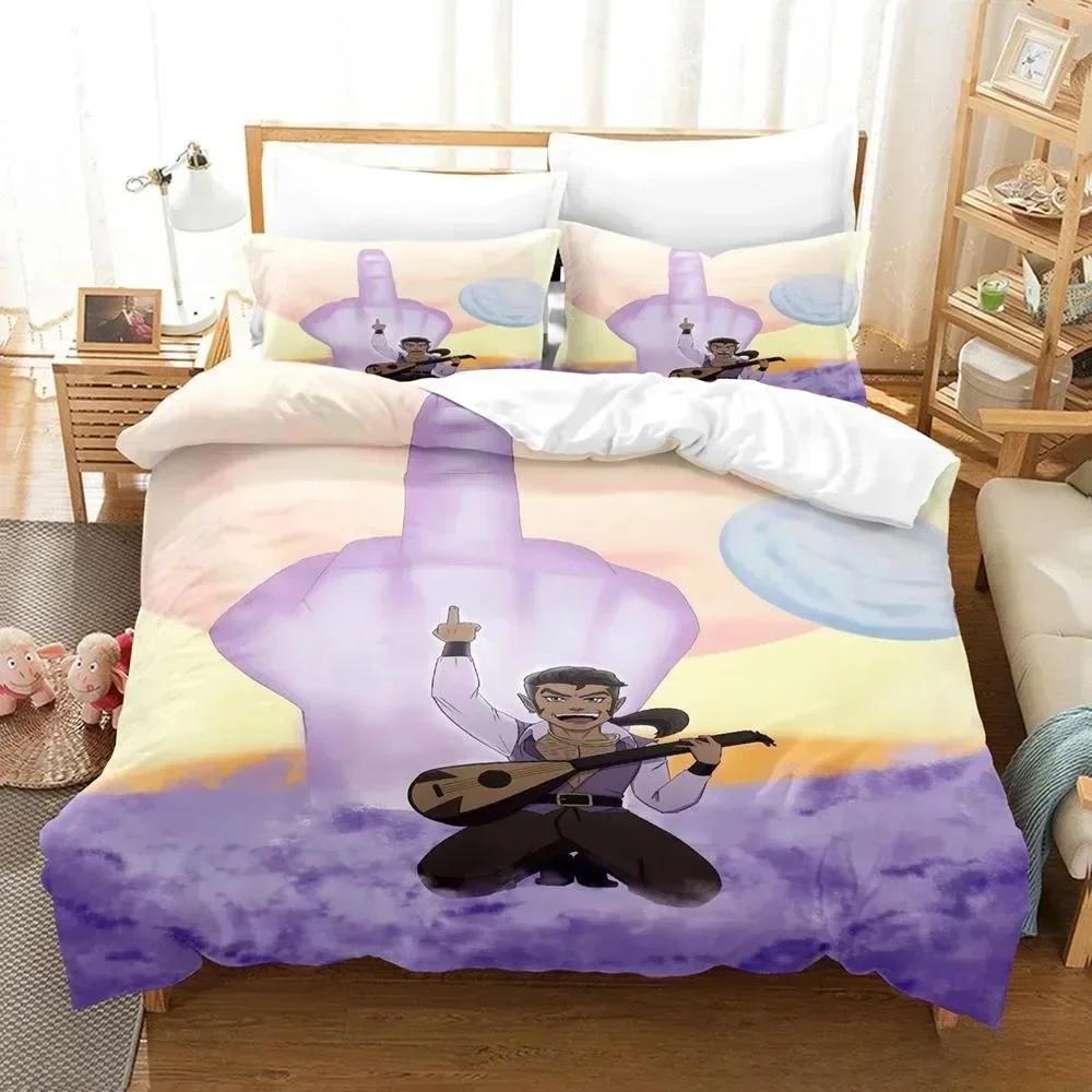 3D-Druck Anime The Legend of Vox Machina Bettwäsche-Set Einzelbett Twin Full Queen King Size Bettset Aldult Kid Schlafzimmer Bettbezug-Sets