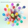 Large Capacity 36/54 Colors 3D Acrylic Painting Gel Pens Set Student Hand Account,Painting,Graffiti, Stacked Colors Art Supplies
