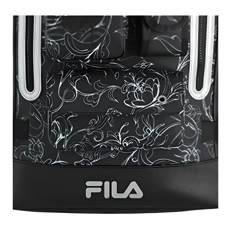 Fila Sports Fashion Large Capacity Fabric Backpack Women Backpack Deep-Black A13W446162F-BK