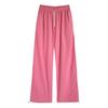 Retro Quick-drying Overalls Women's Summer Thin New High-waisted Candy-colored Casual Sports Wide-leg Pants