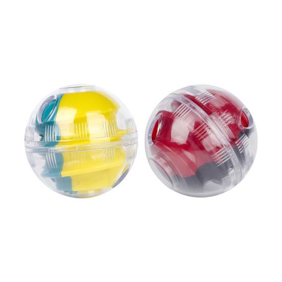 Dog Treat Dispenser Ball Adjustable Slow Feeder Puzzle Toy Food Dispensing Ball for Puppy Healthy Eating Training And Boredom Relief