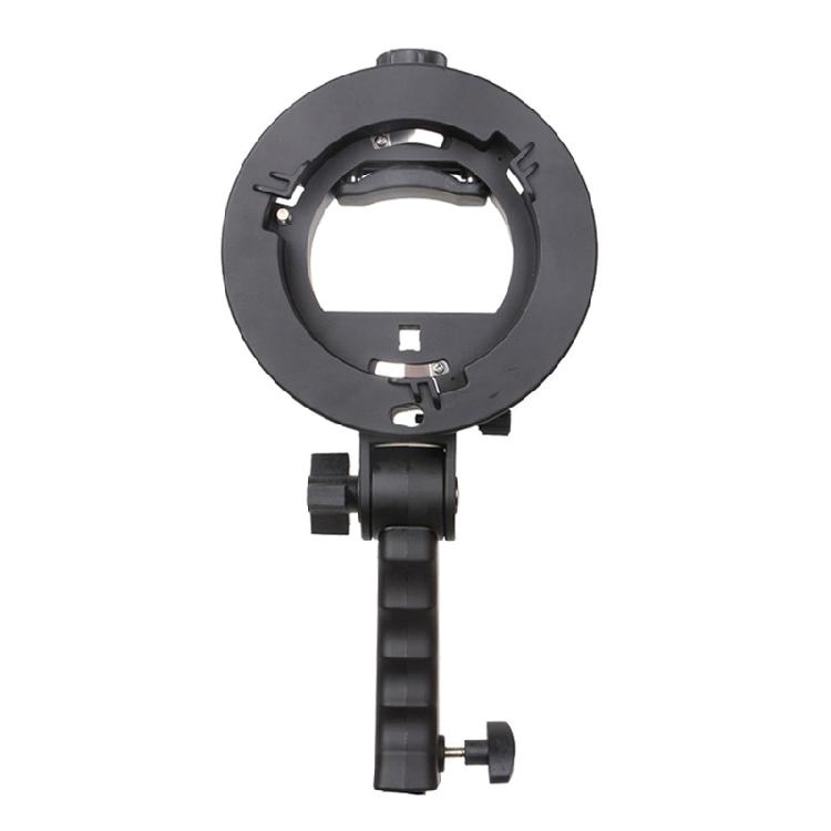 Speedlite Mount Adapter Bracket for Flash Light Softbox Snoots S-Type Grip Stand
