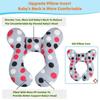 Baby Travel Pillow for Head and Neck, Upgraded Baby Support Pillow, Baby Neck Pillows for Car Seat,Pushchair,Travel