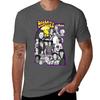 Benommener und verwirrter Charakter Collage Kunst T-Shirt Moderner Druck Lässiges T-Shirt