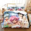 3d Print Anime Kawaii Girl Sora Kake Girl Bedding Set Single Twin Full Queen King Size Bed Set Adult Kid Bedroom Duvetcover Sets