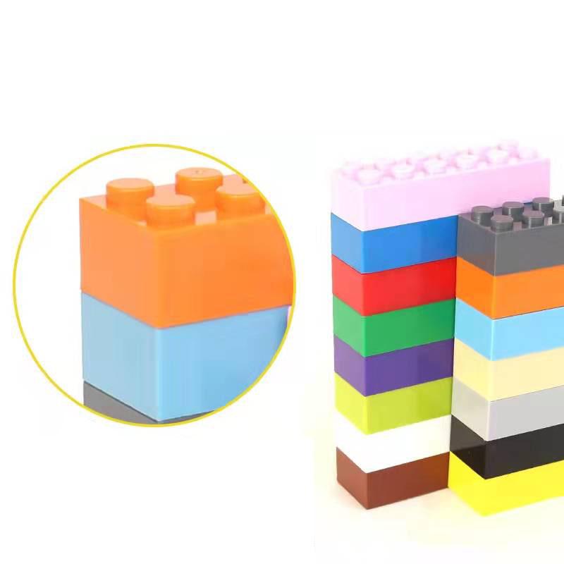 100g 2x6 Dot DlY Assembling Modules ThickFigures Bricks Educational Toy Creative Design SizeCompatible Equipped With Durable Plastic Playthings for