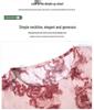 2026 New Style Printed Short Sleeve Fashion Shirt: Stylish, Loose, Breathable Round Neck Top for Middle-Aged Women