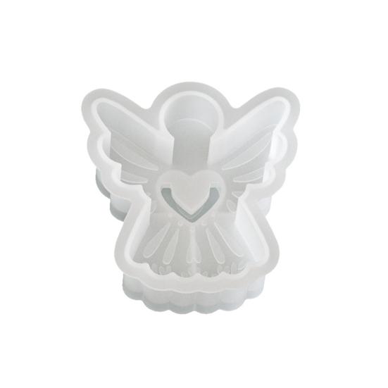 

Angel Mold Flexible Non-Stick Angel Shape Silicone Candle Mold Ice Cubes Desserts Soap Making Baking Mold DIY Scented Candles Resin Ornament S