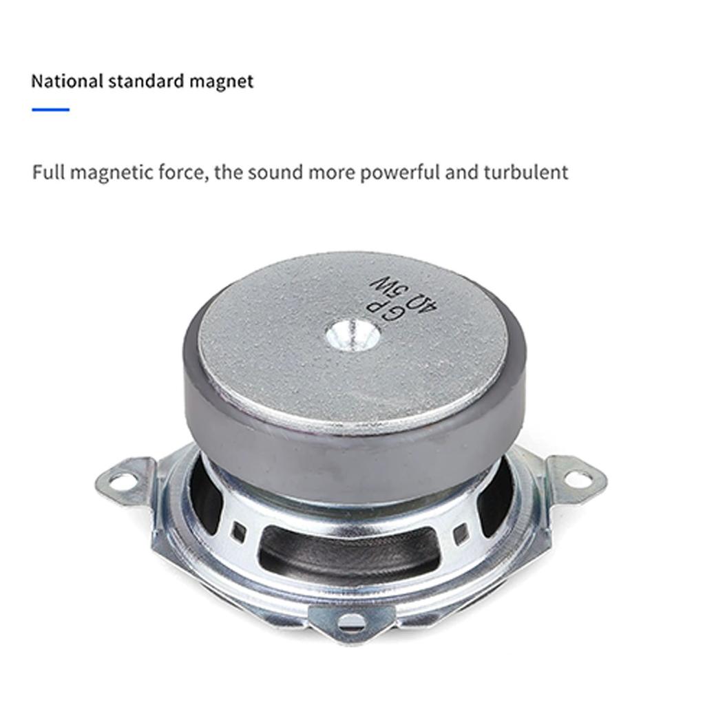 Effizienter 4Ohm 5Watt Breitbandlautsprecher Mit Optimierten Magnetkreisen PU-Sicke Für Sanfte Klangwiedergabe Langlebigkeit
