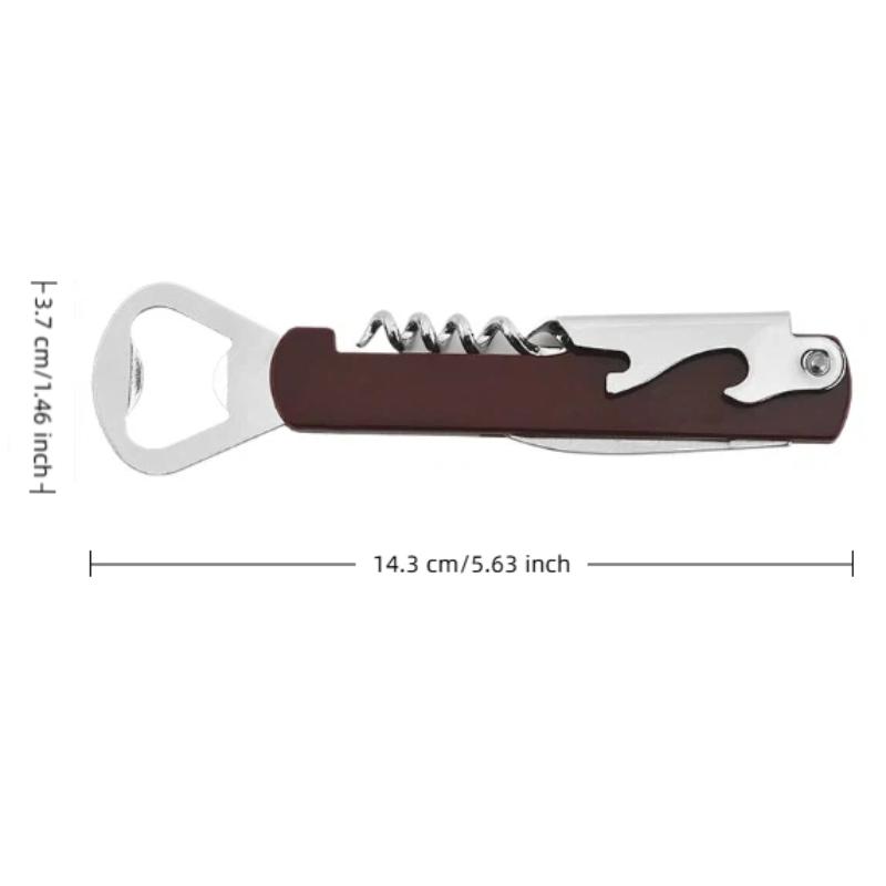 Portable Beer Can and Wine Bottle Opener For Party Essentials Versatile Tool with Comfort Design